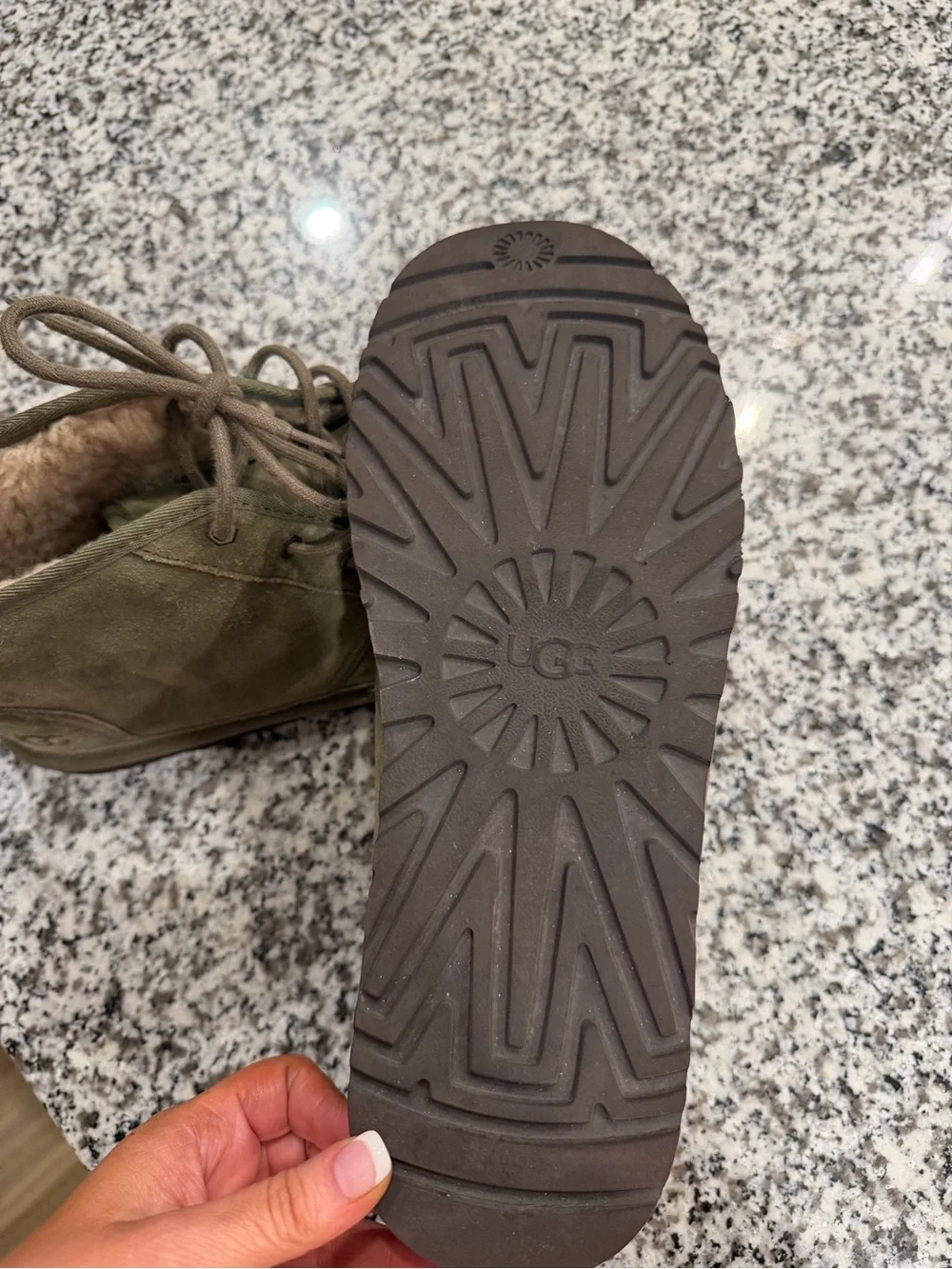 UGG olive suede